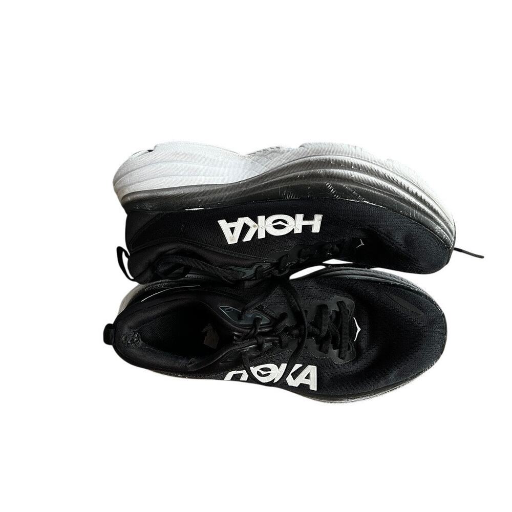 Hoka Bondi 8 Size 8.5B running shoes, used condition